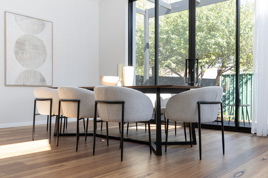 Hermon Boucle Dining Chair