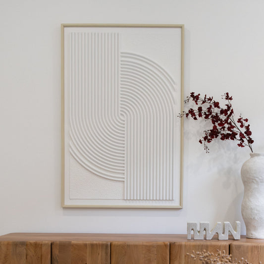 Solana 3D Medium Cream 120 X 80 Artwork