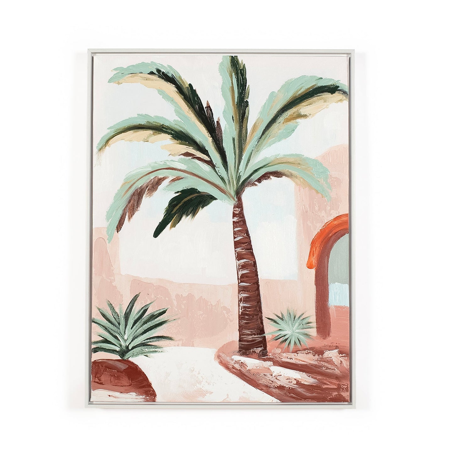 Capri 3D Small Palm Tree 80 X 60 Artwork
