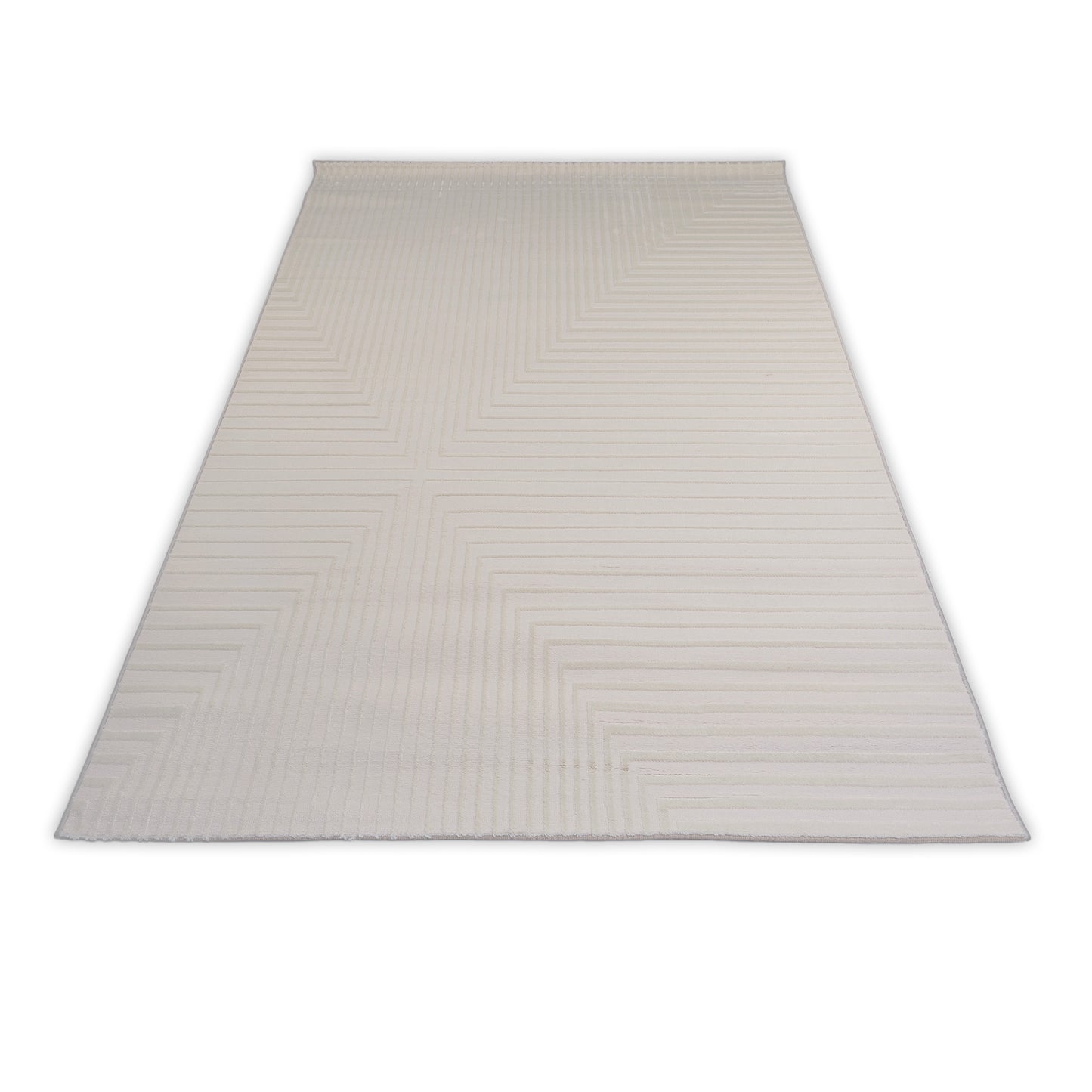 Modern small cream rug
