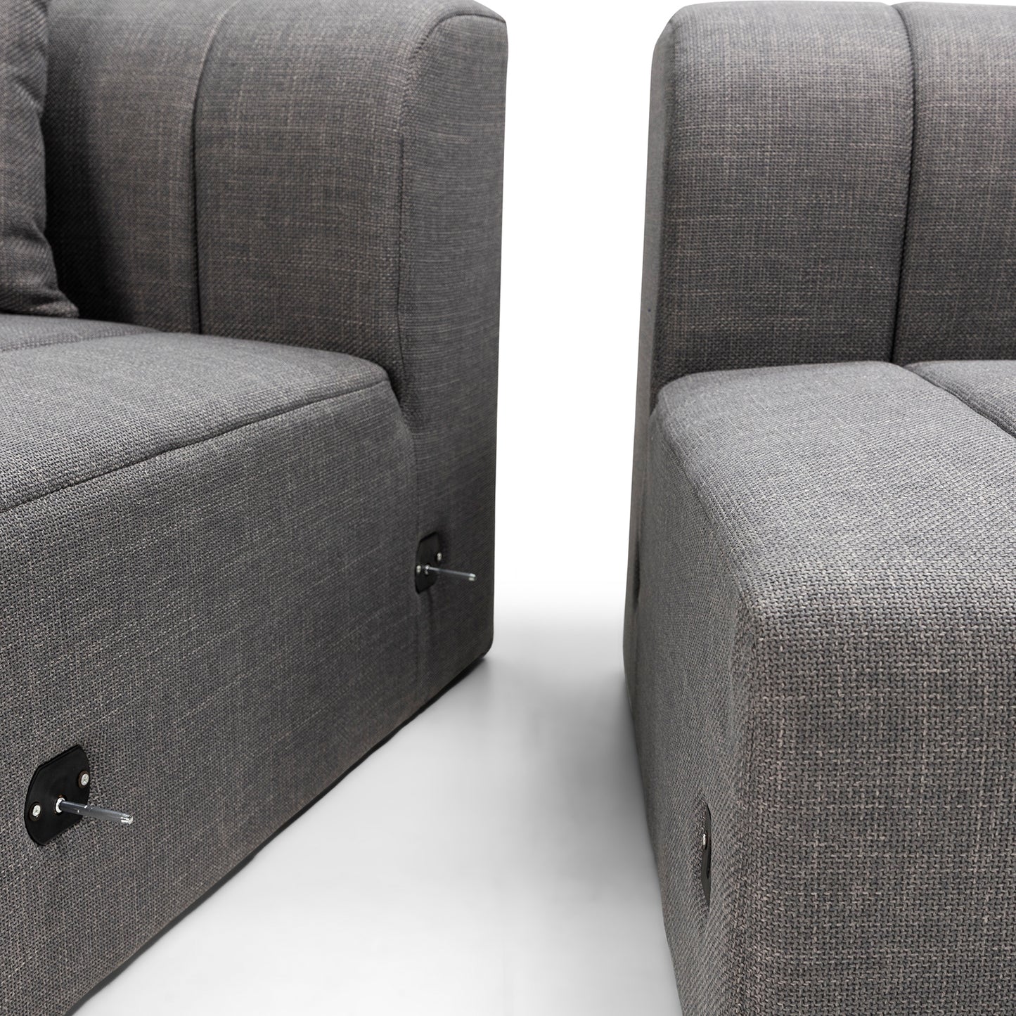 Continental Sectional Sofa in Grey – 4 Seater Lounge by Kalu Interiors