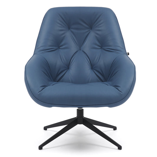 Elliot armchair in navy blue