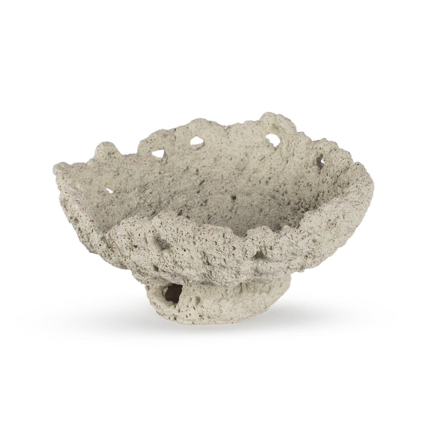 Sand beige coral decor object