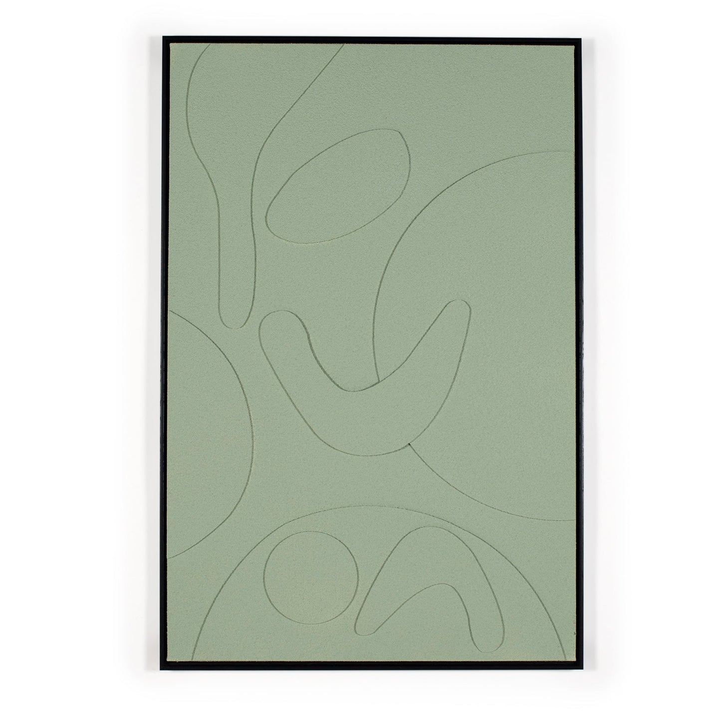 3d modern green artwork