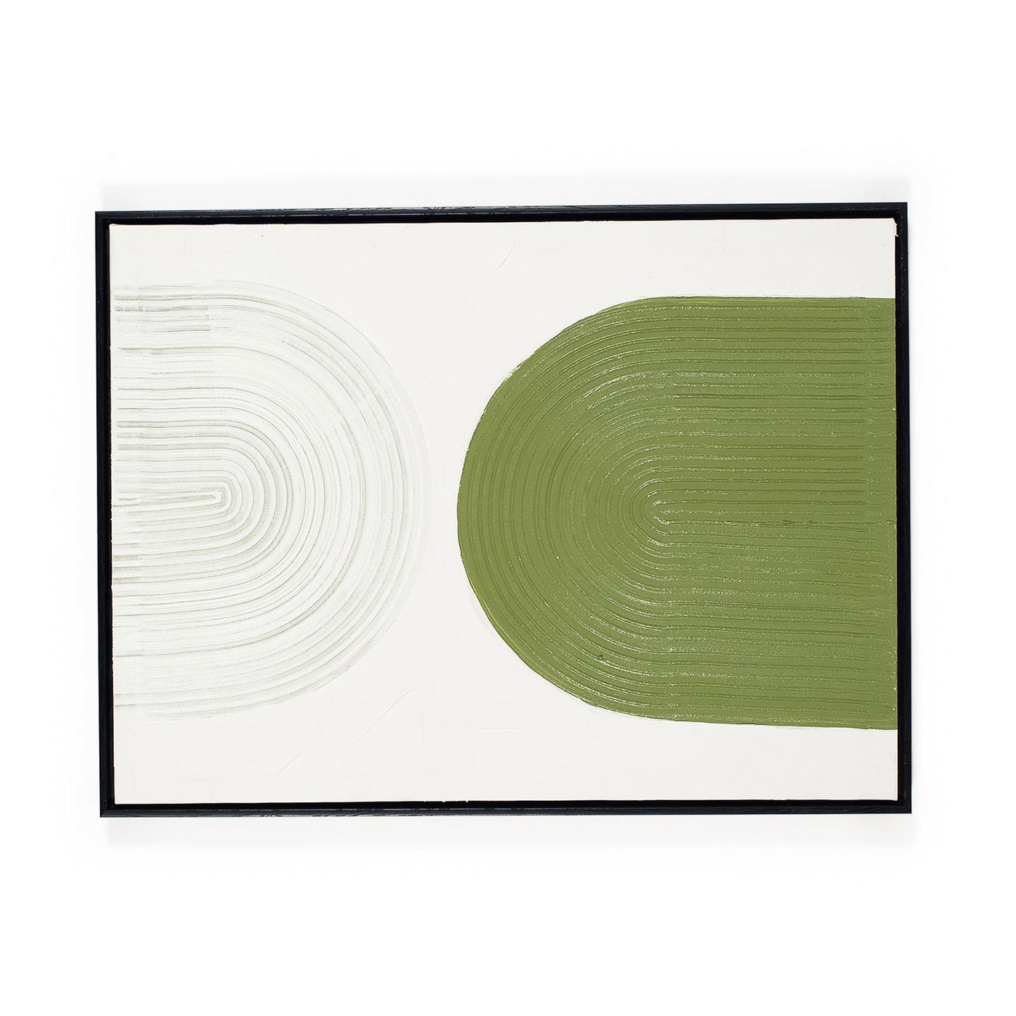 green and cream artwork