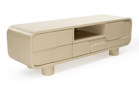Small Cream TV Unit