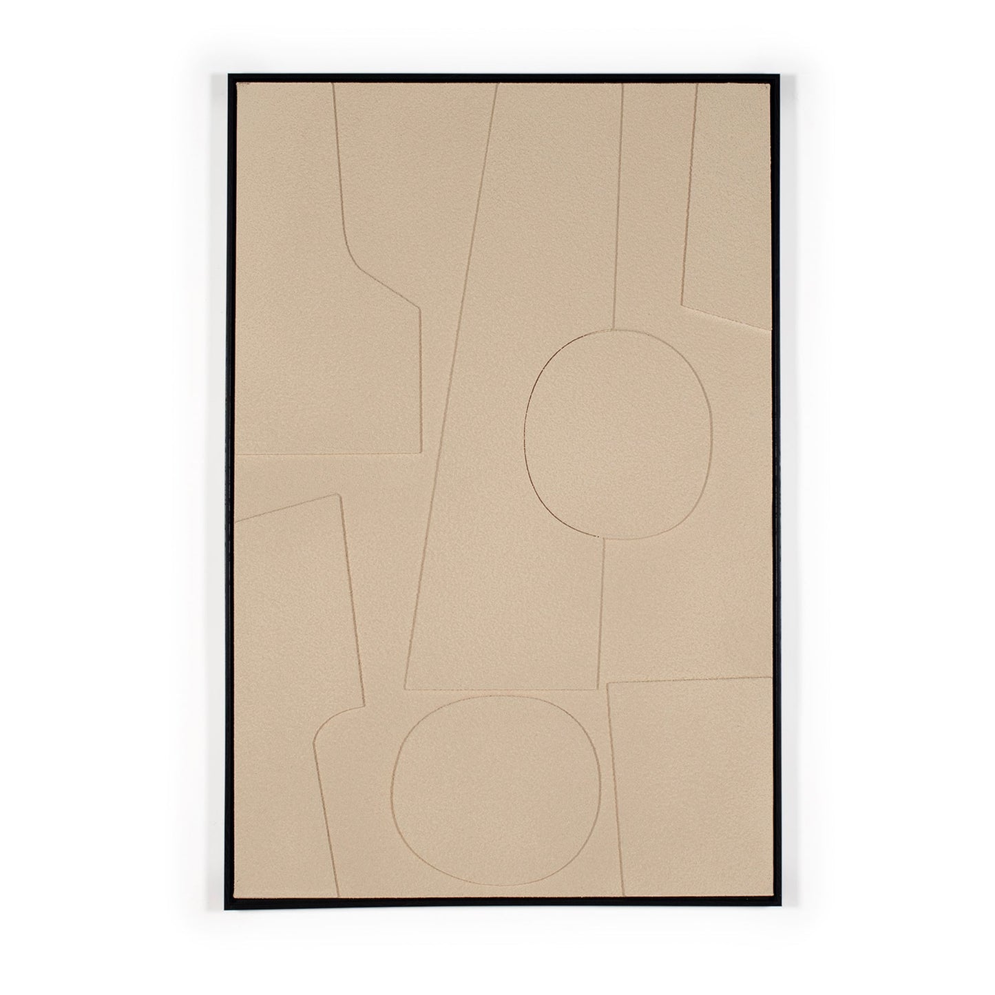 modern beige 3D artwork