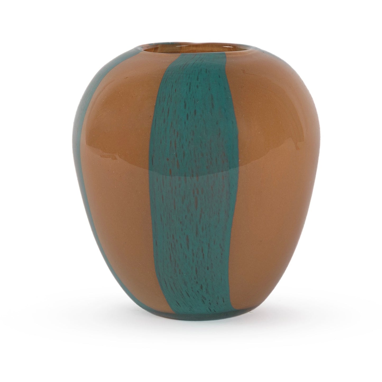 Piasco Glass Orange Blue Decor