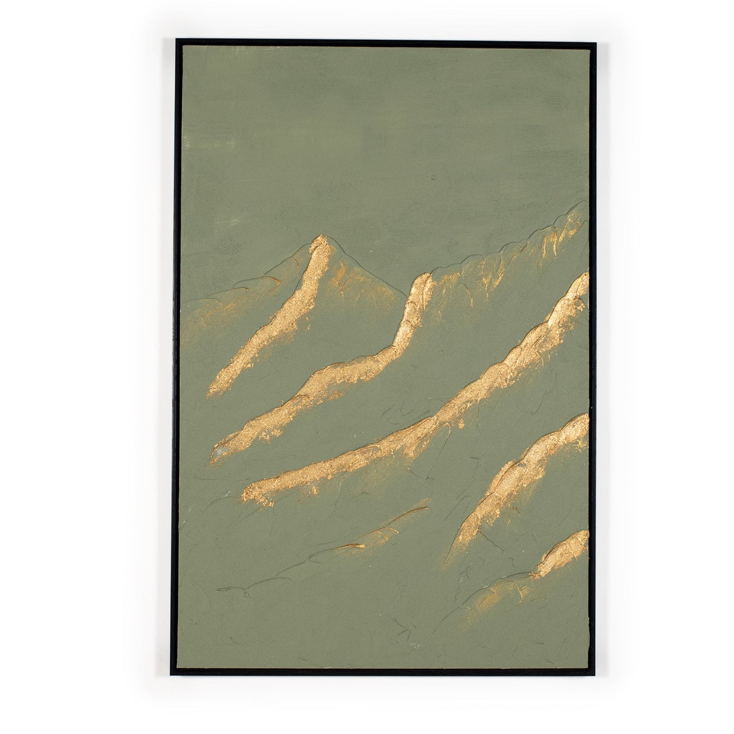 green and gold artwork