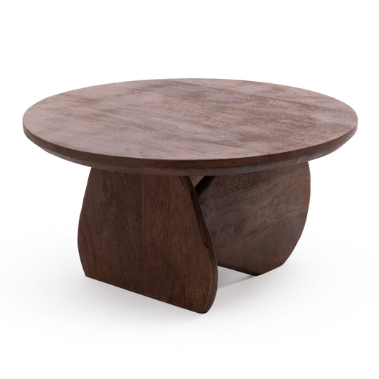 Wooden 70CM circle coffee table
