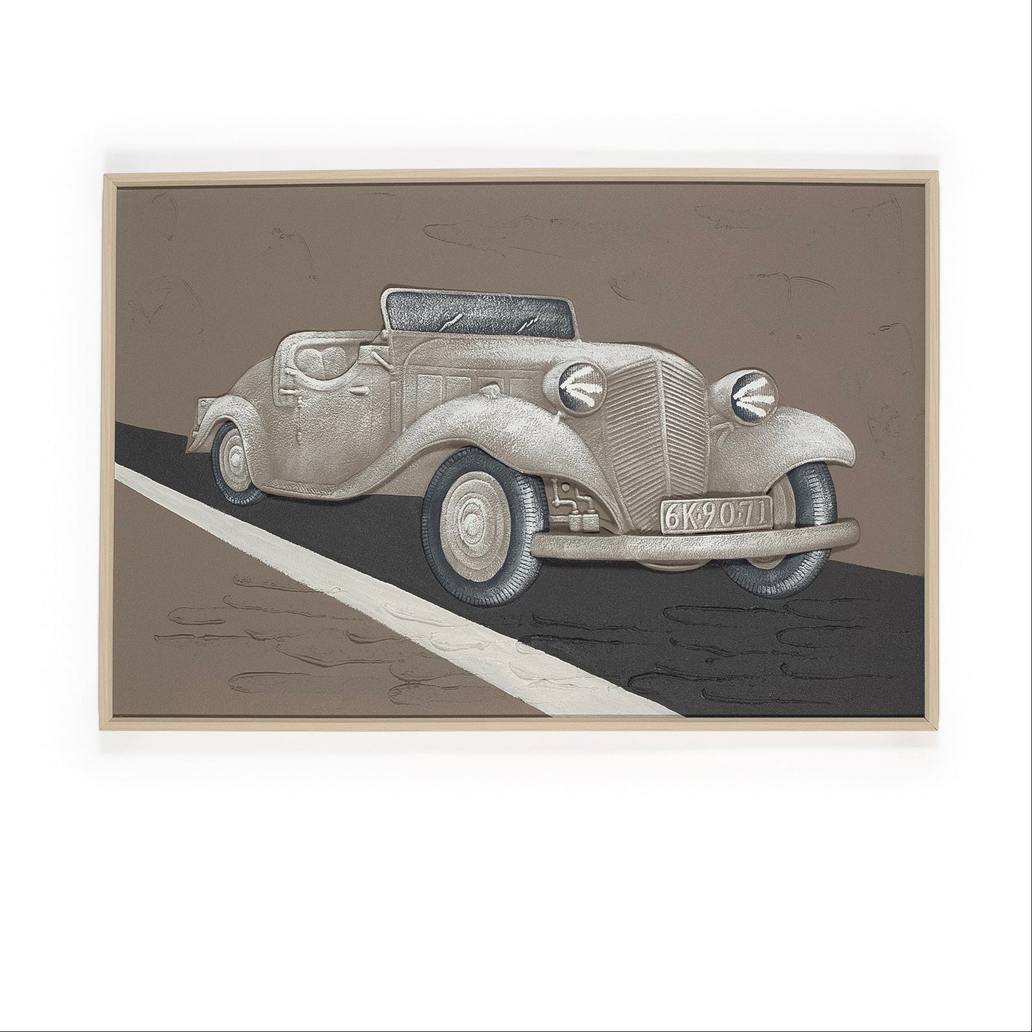 3D classic car artwork