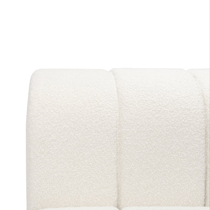 Modern Modular Beige Boucle Sofa - Kalu Interiors