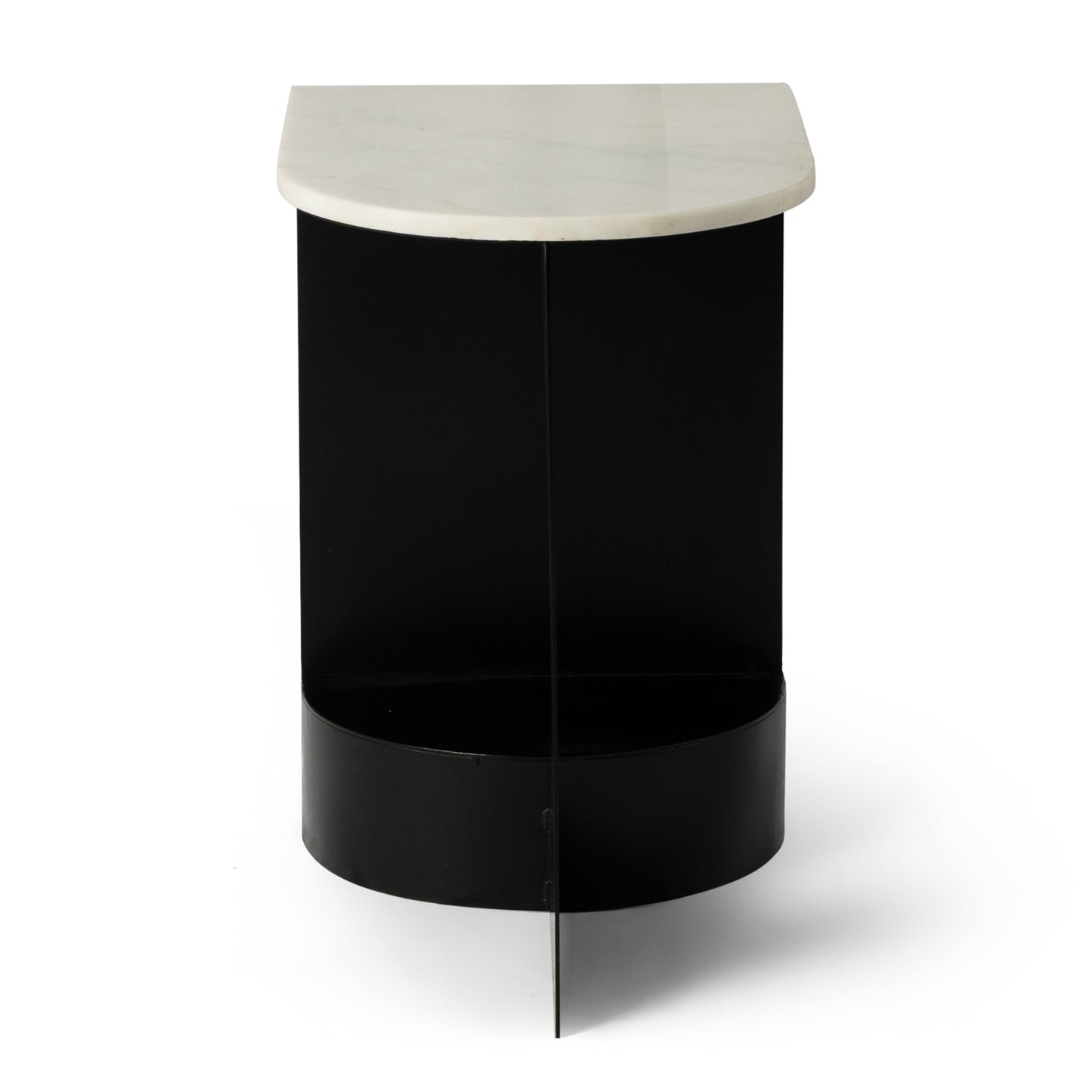 Natural Marble Nora 45CM Side Table