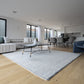 Modern interior design and furniture at kitchen and dining area
