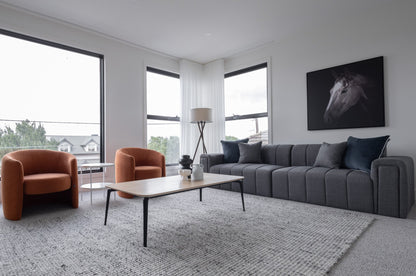 Elegant Continental 4 Seater Sectional Sofa in a living room
