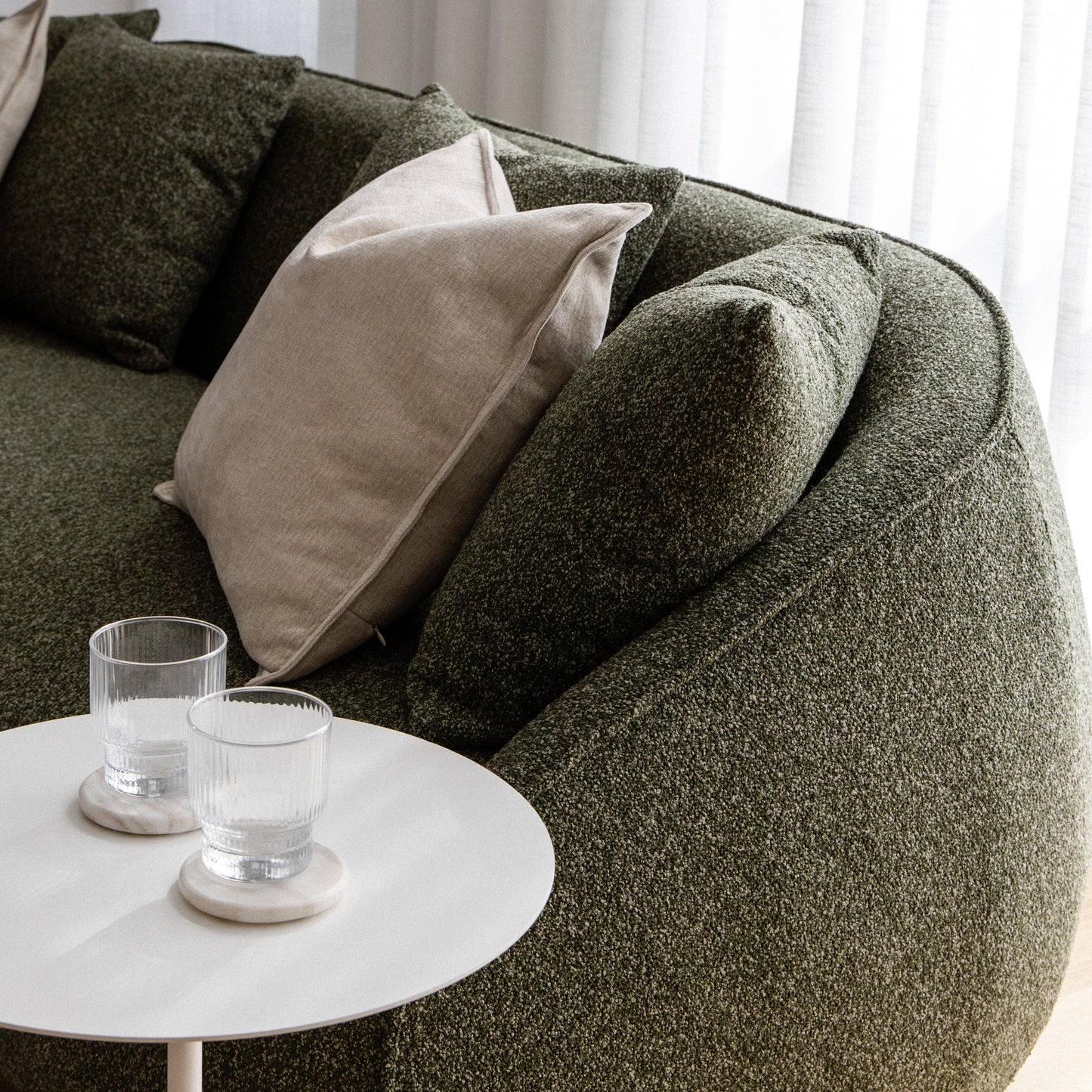 Pasin 3 Seater Sofa Earthy Tones