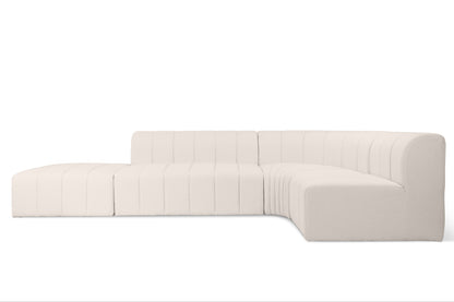 Modern Modular Beige Boucle Sofa - Kalu Interiors