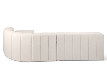 Modern Modular Beige Boucle Sofa - Kalu Interiors