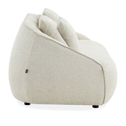 Beige Grey Modern Contemporary 2.5 Seater Sofa 