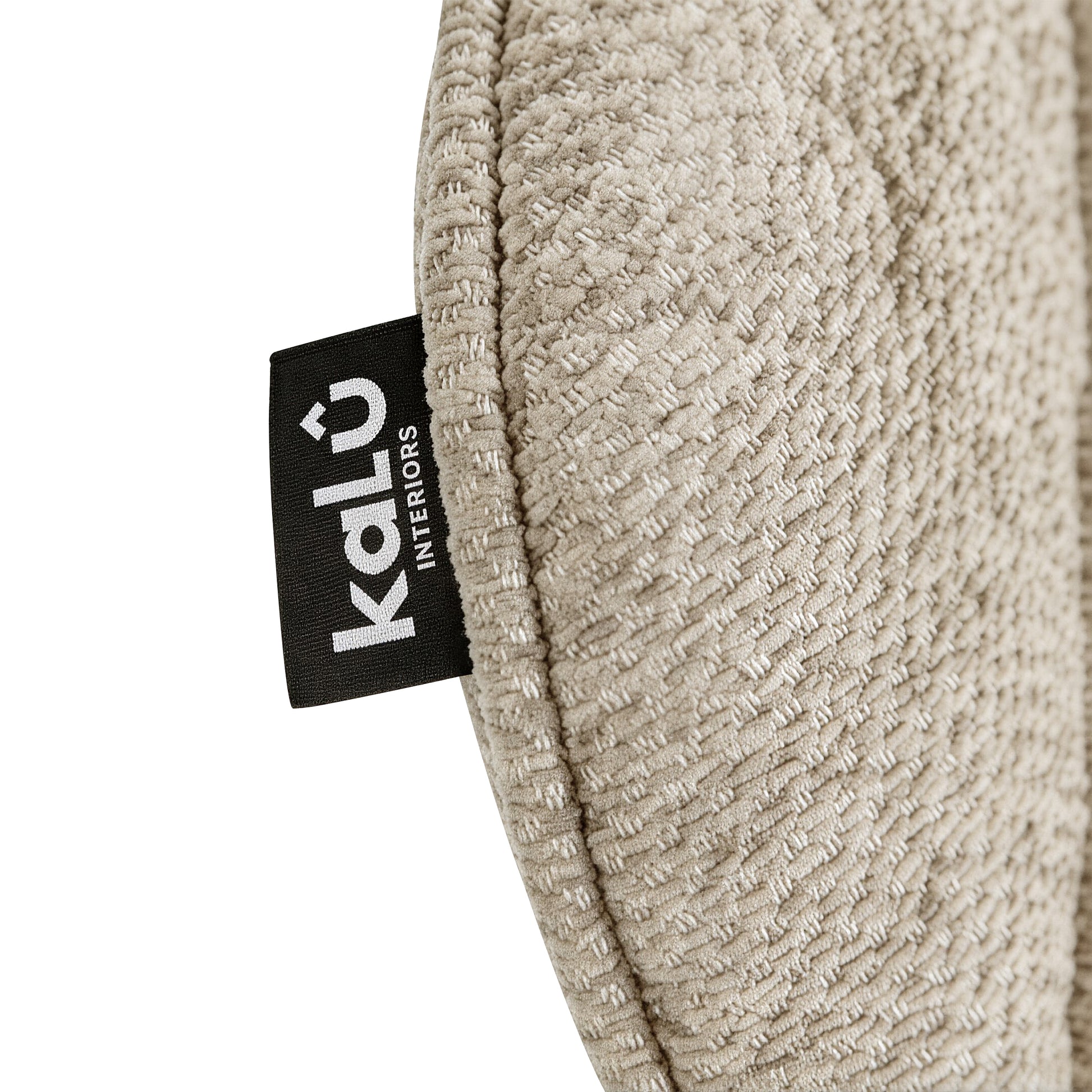 Comfortable oatmeal swivel armchair
