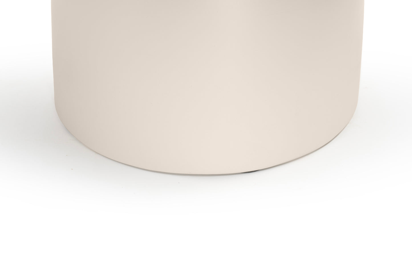 Two tone walnut and cream coffee table