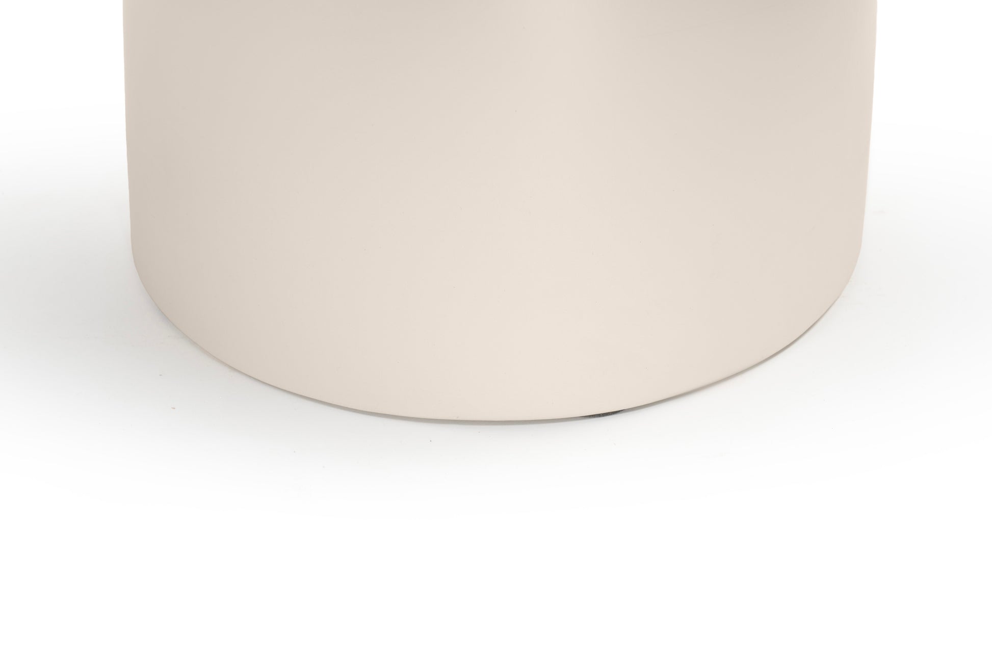 Two tone walnut and cream coffee table