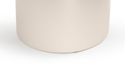 Two tone walnut and cream coffee table