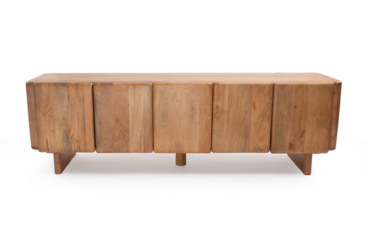 Natural Wood 1.8 Metre TV Unit