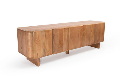 Natural Wood 1.8 Metre TV Unit