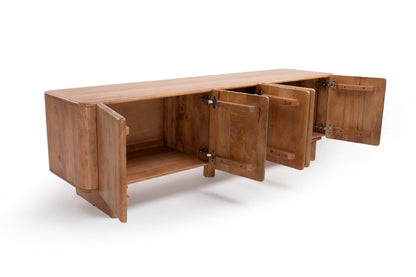 Natural Wood 1.8 Metre TV Unit