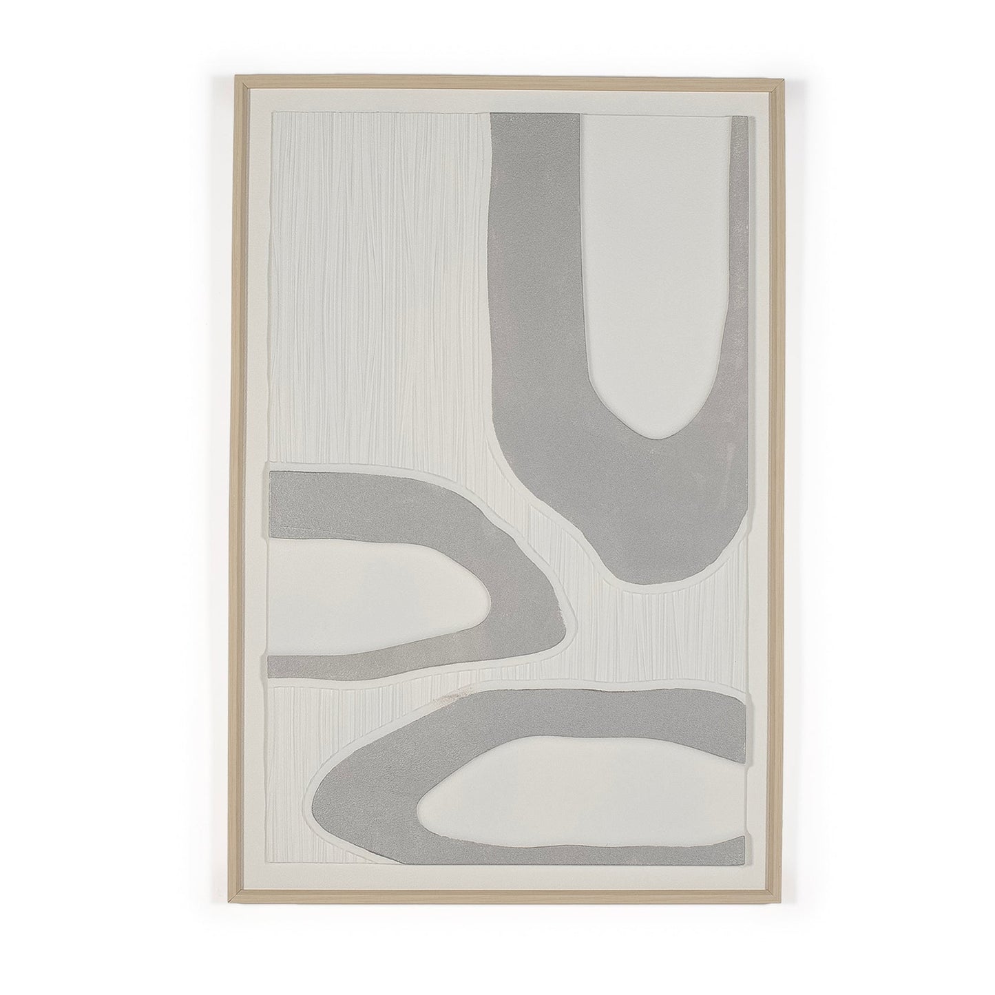 cream and grey 3D artwork