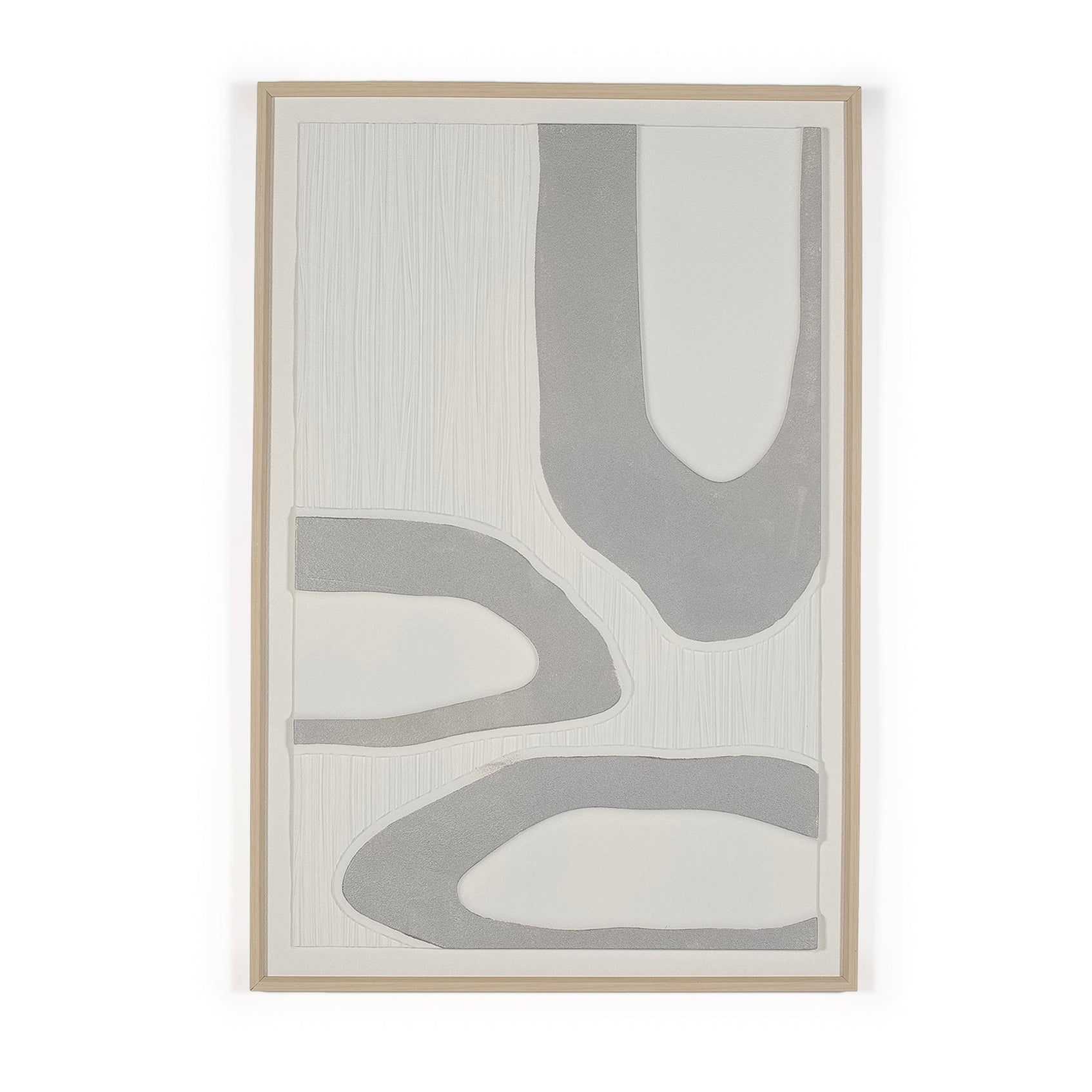 cream and grey 3D artwork