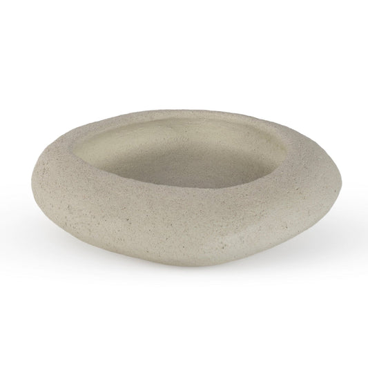 Sand beige modern decor bowl