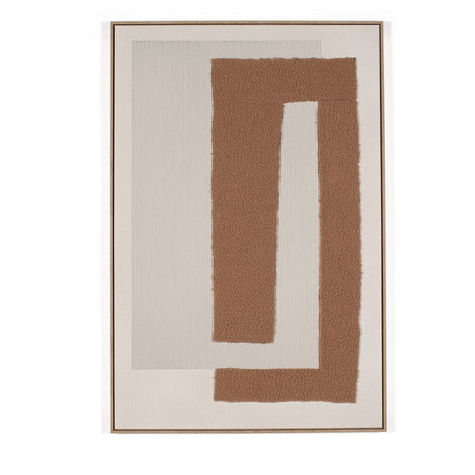 earthy orange wall art