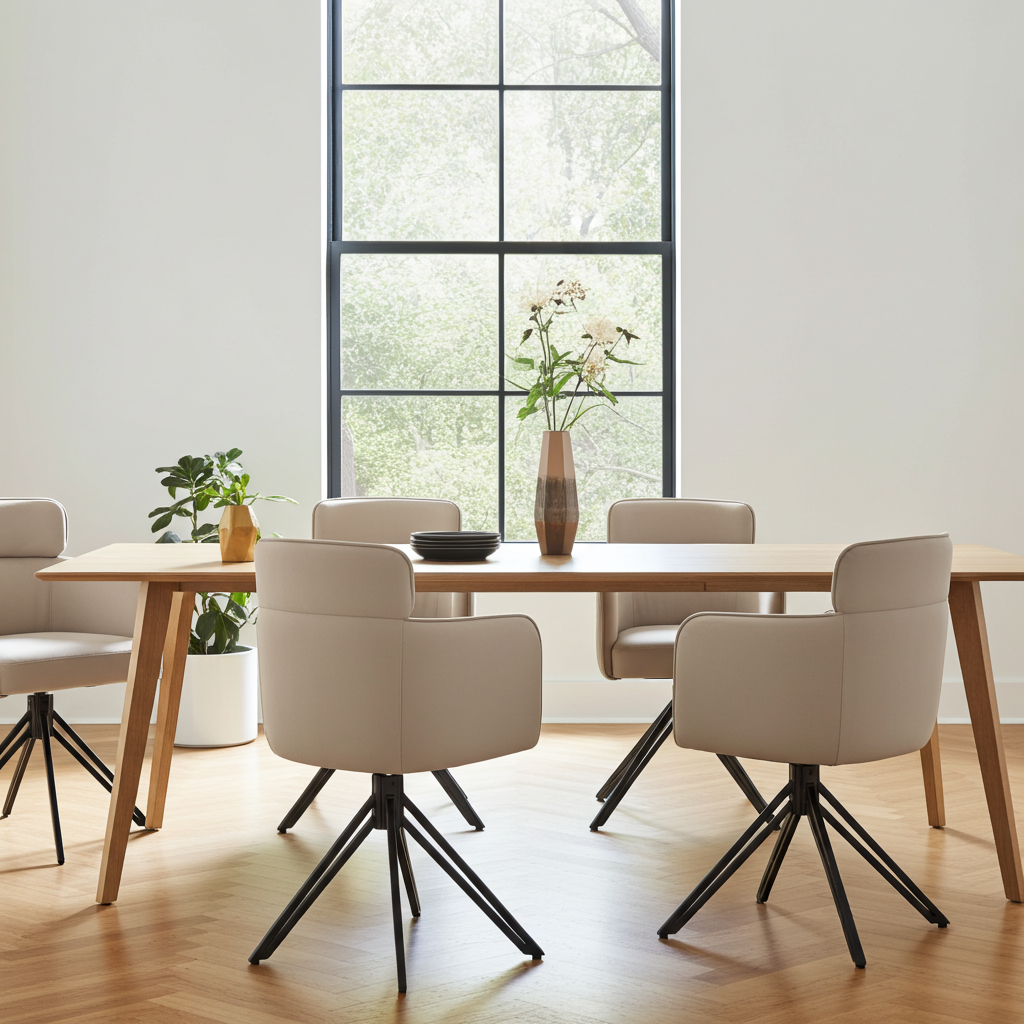 Harvey Swivel Dining Chair/ Study Chair