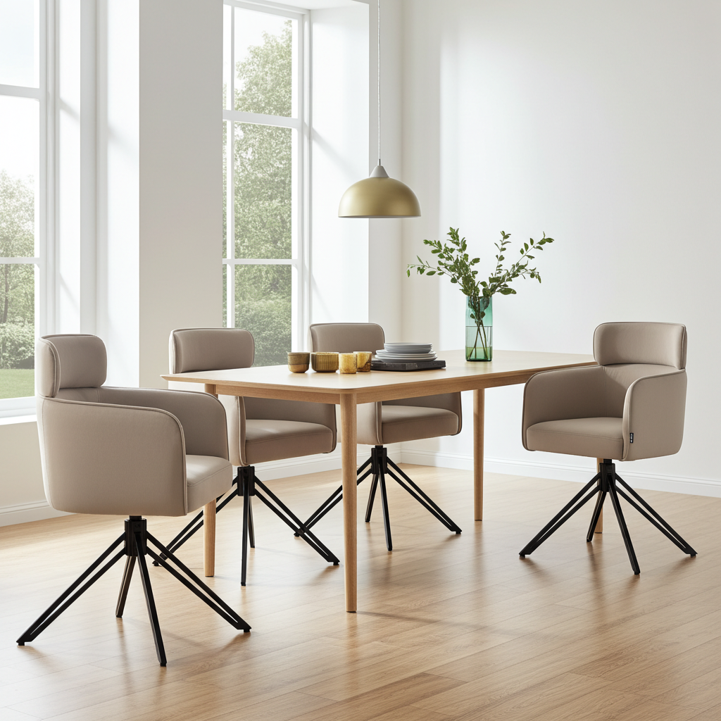 Harvey Swivel Dining Chair/ Study Chair