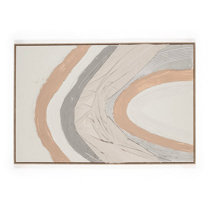 Fabric textured artwork