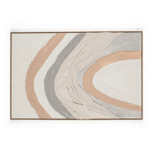 Fabric textured artwork
