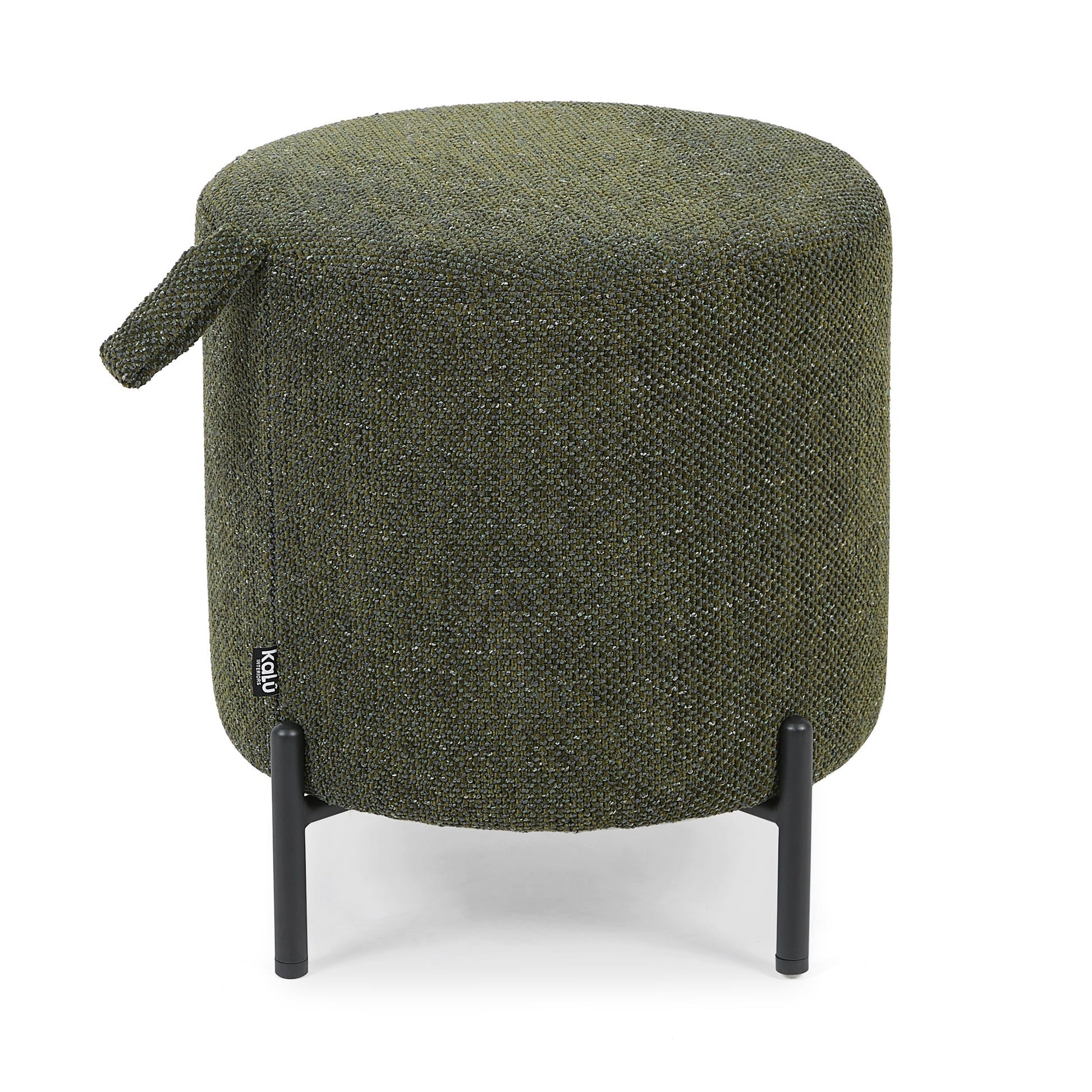 Small green ottoman