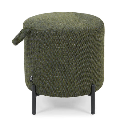 Small green ottoman