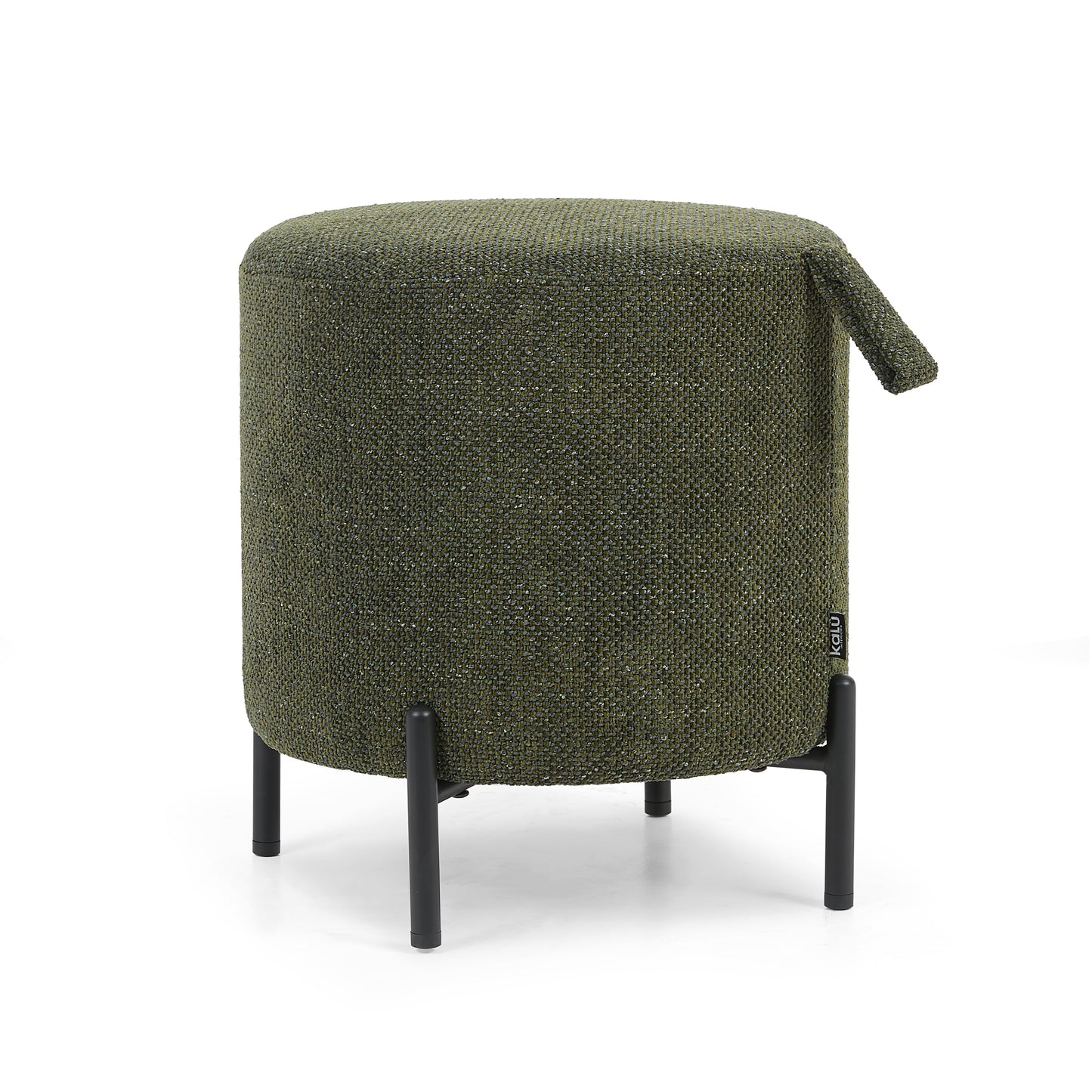 Small green ottoman