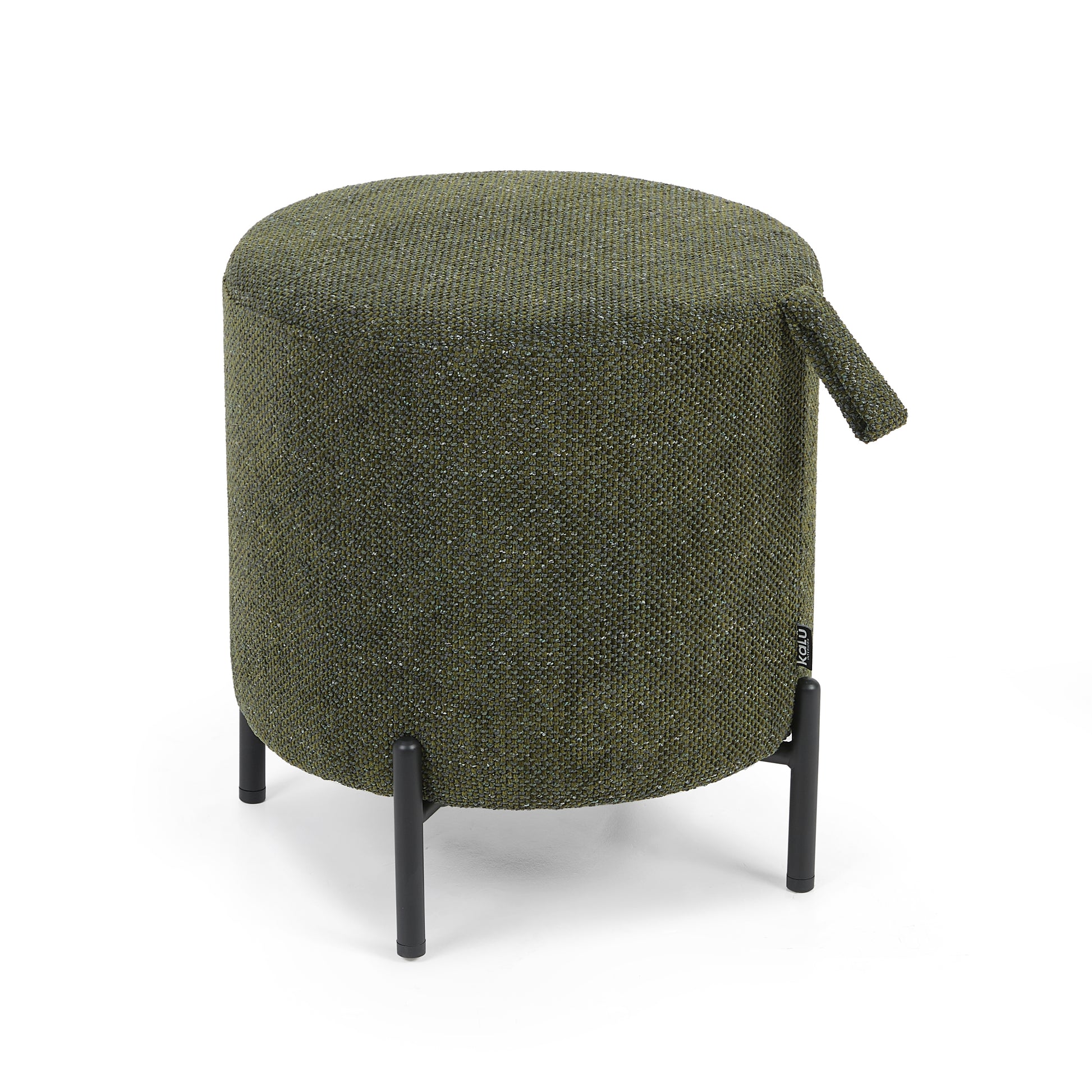 Small green ottoman