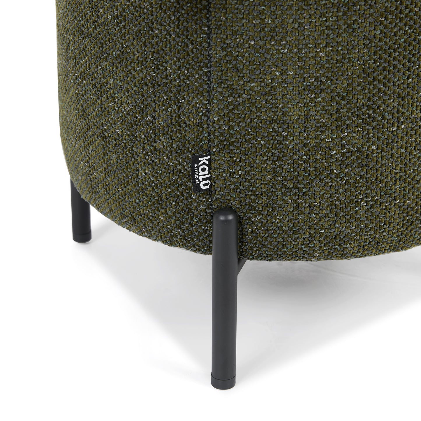 Small green ottoman
