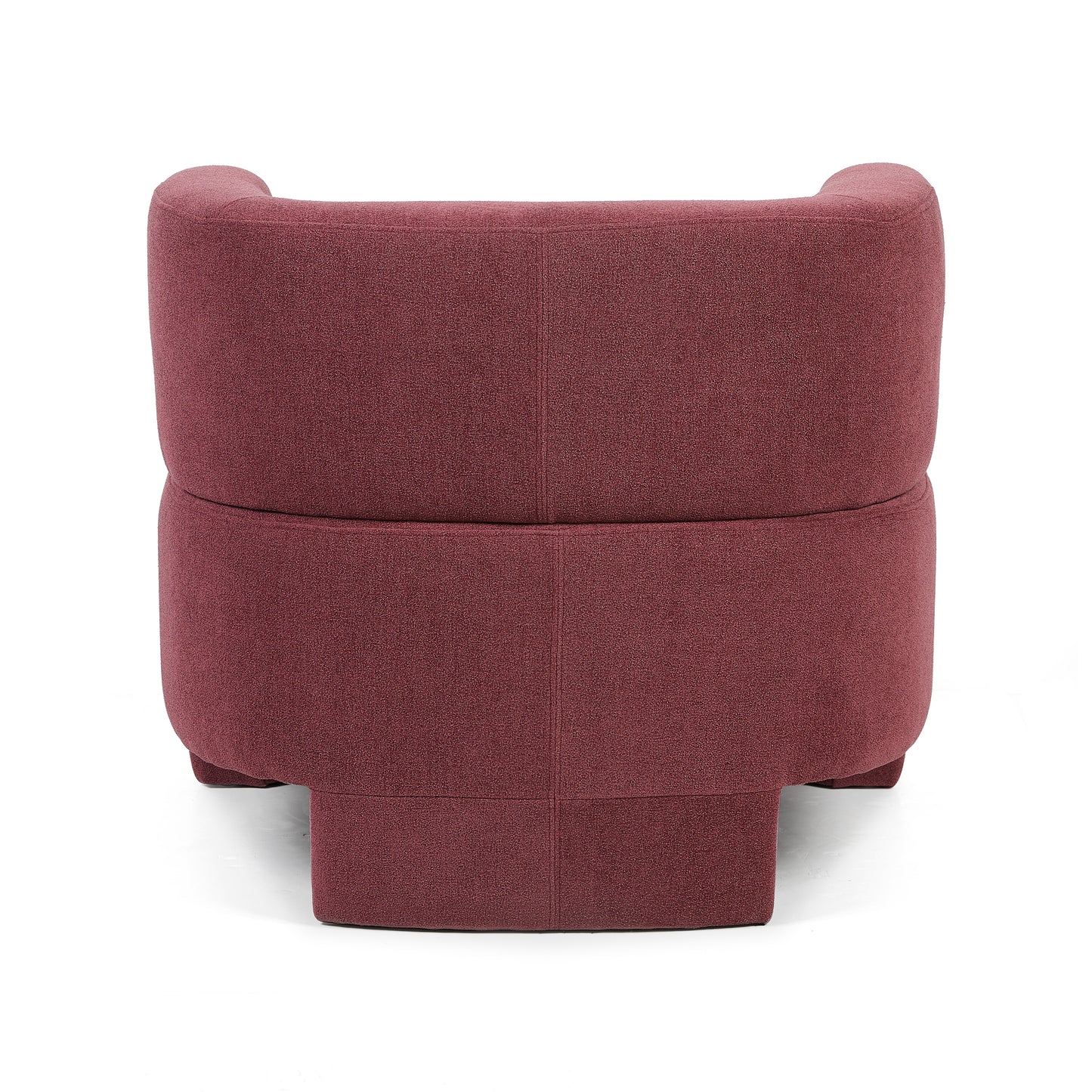 Raspberry modern armchair