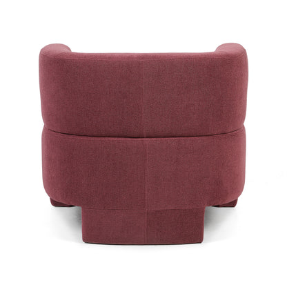 Raspberry modern armchair