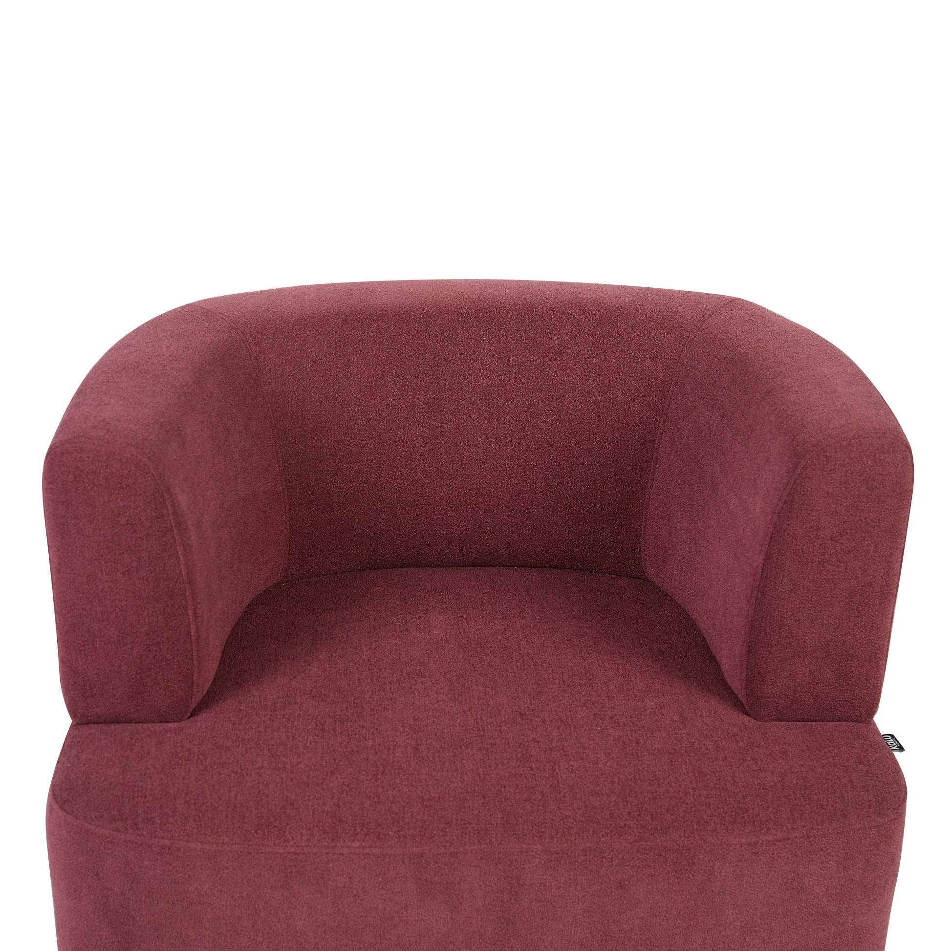 Raspberry modern armchair