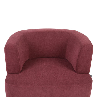 Raspberry modern armchair