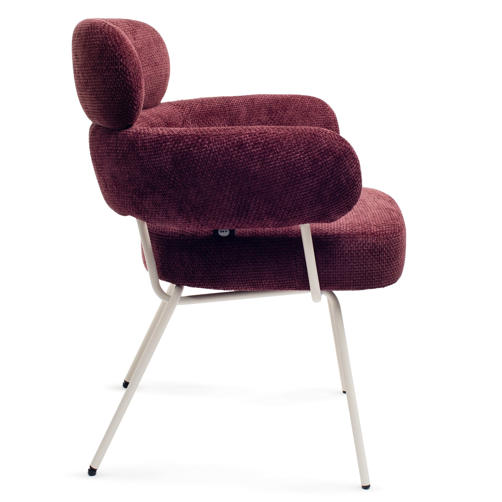 Merlot Dining Chair With Cream Frame