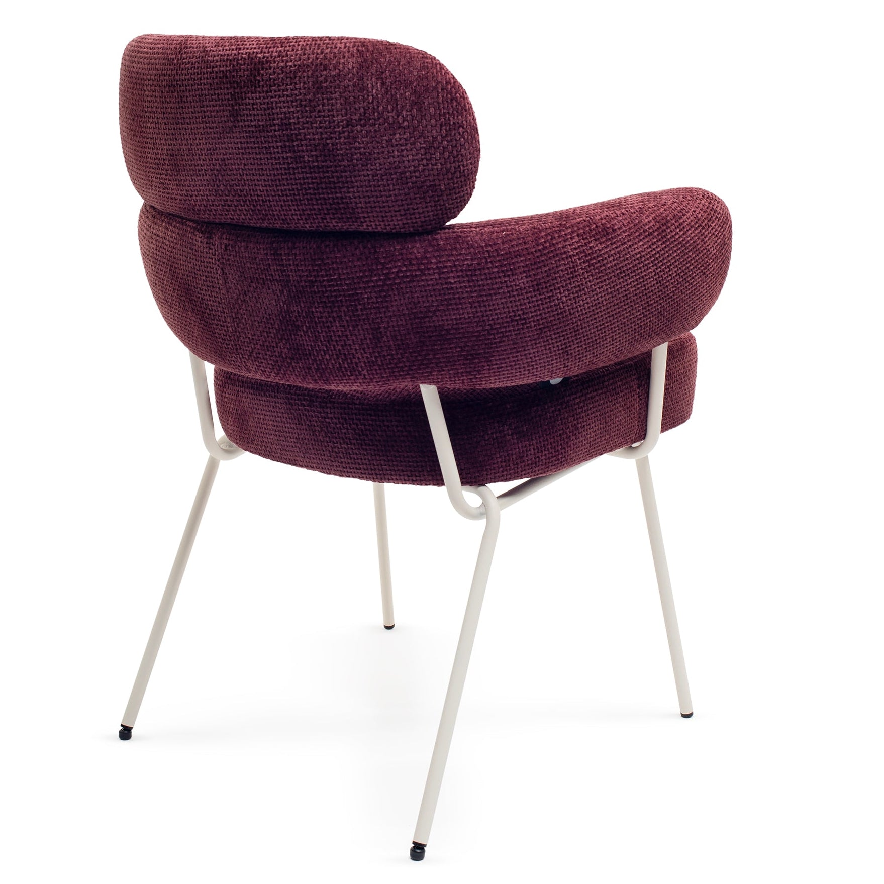 Merlot Dining Chair With Cream Frame