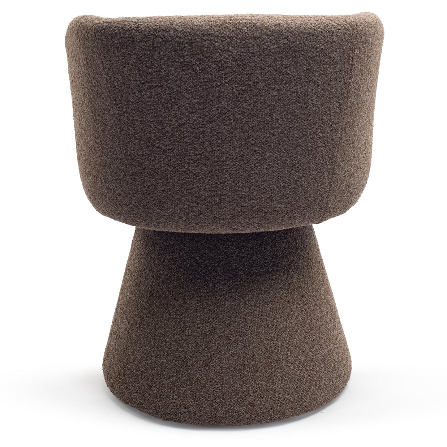 Earth Brown Fabric Dining Chair 